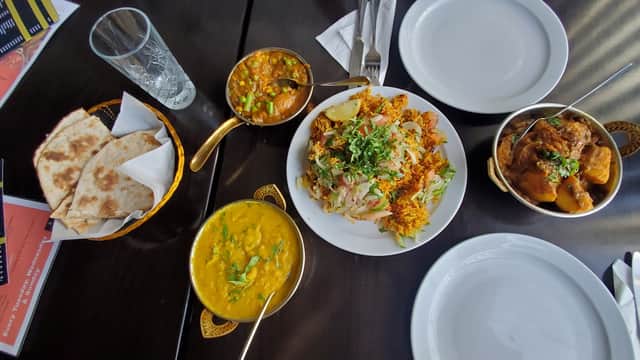 Dining at Five Rivers Punjabi Grill in maltby