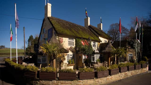 Dining at Crab and Lobster Restaurant in asenby