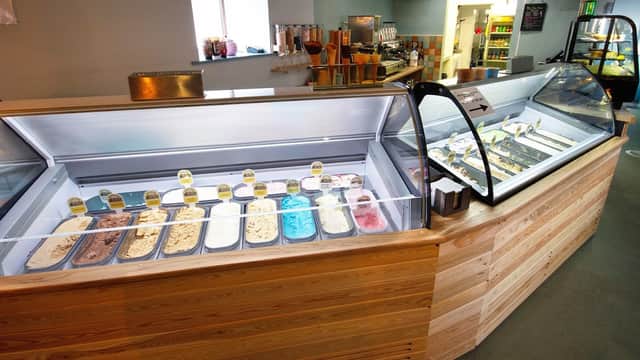 Beacon Farm Ice Cream, Campsite & Tearooms - Campsite in low hawsker