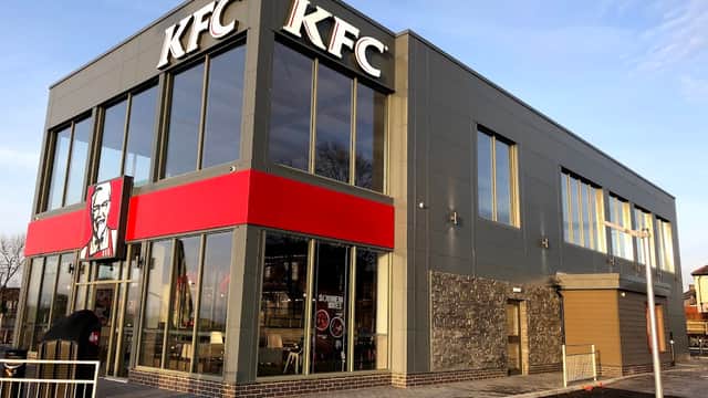 Dining at KFC Bradford - Odsal Road in wibsey