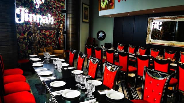 Dining at Jinnah Restaurant Bradford in bradford