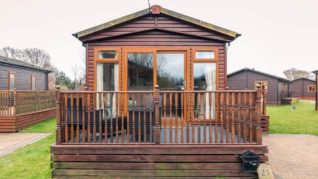 Accommodation at La-Serenite Lodge With Hot Tub in malton