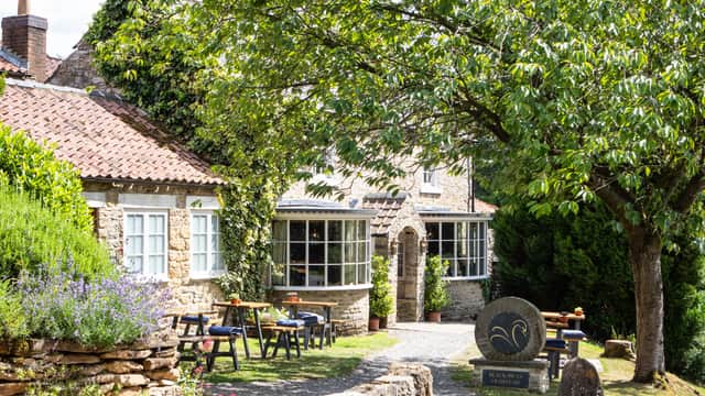Dining at The Black Swan, Oldstead in oldstead