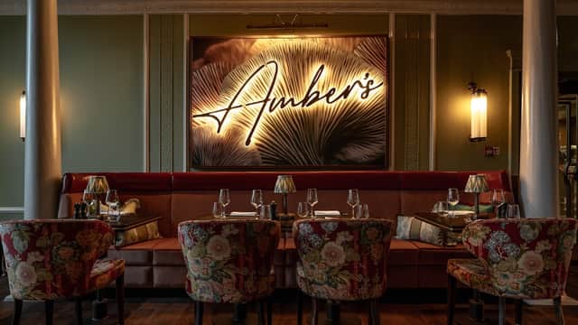 Dining at Ambers Restaurant in harrogate