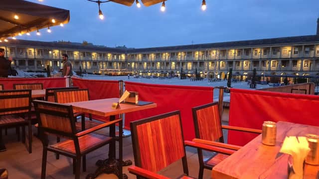 Dining at La Piazza in halifax
