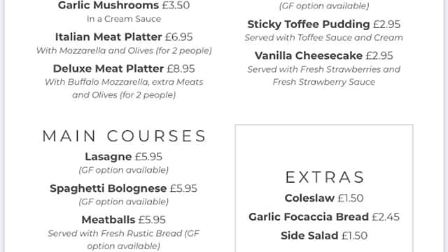 Dining at Bella’s Kitchen in barnsley