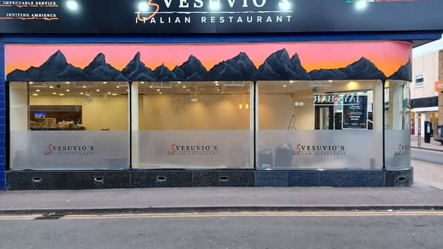 Dining at 3Vesuvio's Italian Restaurant in brighouse