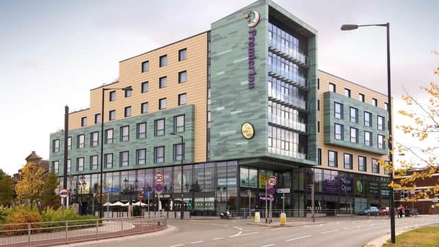 Accommodation at Premier Inn Doncaster Central (High Fishergate) hotel in doncaster