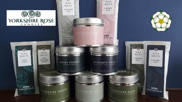Yorkshire Rose Candles - Homeware in thirsk