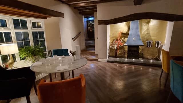 Dining at Hansom Restaurant in bedale