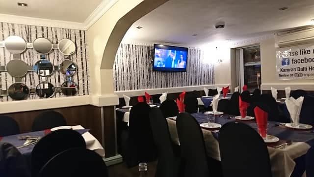 Dining at Kamran Balti House in halifax