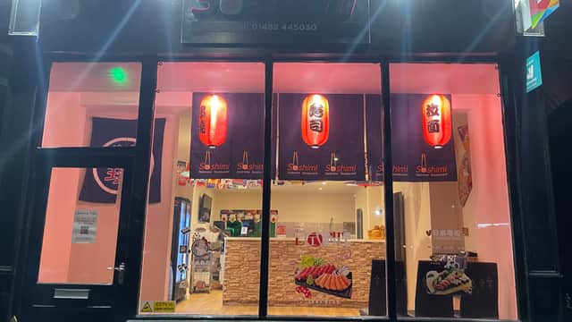 Dining at Sashimi in hull