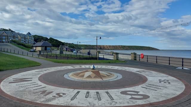 Compass Rose Fountain - Historic Site in filey
