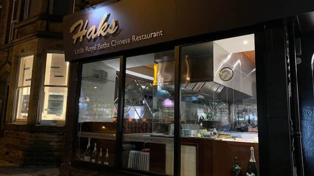 Dining at HAKS Little Royal Baths Chinese Restaurant in harrogate