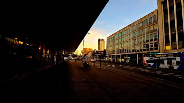Bus Stop at Arundel Gate (Stop AG1) - Bus Stops in sheffield