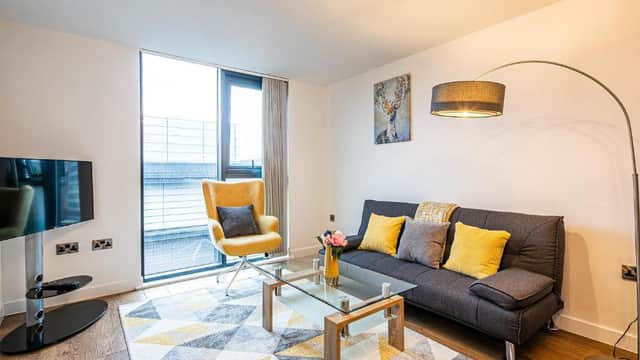 Accommodation at Free Parking, IQuarter Luxe 2 Bed Apartment Sheffield - Available & Book Today in sheffield