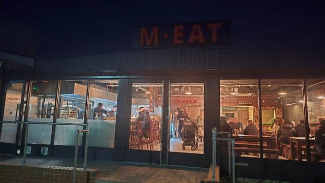 Dining at MEAT SMOKEHOUSE in nether edge