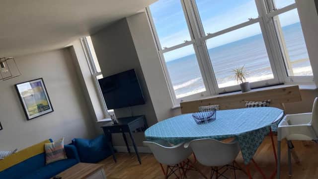 Accommodation at SEAVIEW North Bay Holiday Home Apartment Scarborough in scarborough