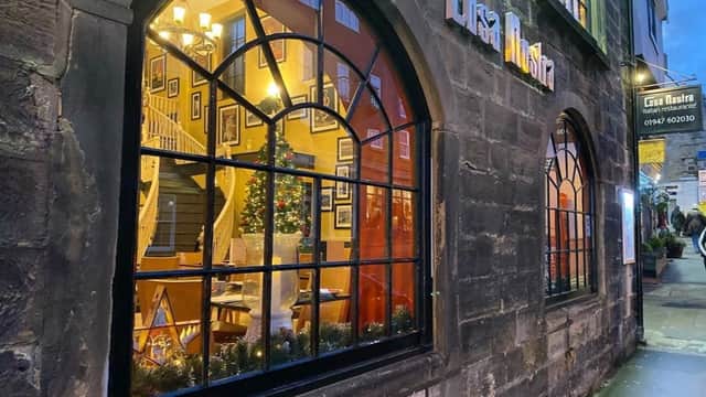 Dining at Cosa Nostra in whitby