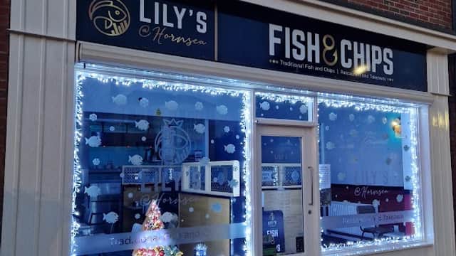 Dining at Lily's Fish and Chips in hornsea