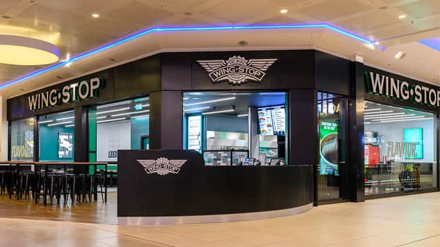 Dining at Wingstop Leeds White Rose in beeston