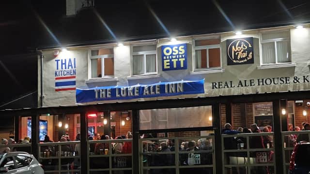 Dining at The Old Peacock in beeston