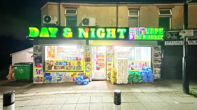 Day and night - Corner Shops in carbrook
