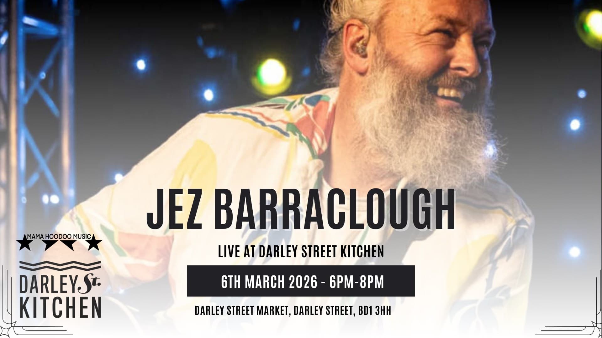 Live Music: Jez Barraclough