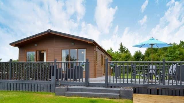 Accommodation at Hidden Gem Lodge with Hot Tub in malton