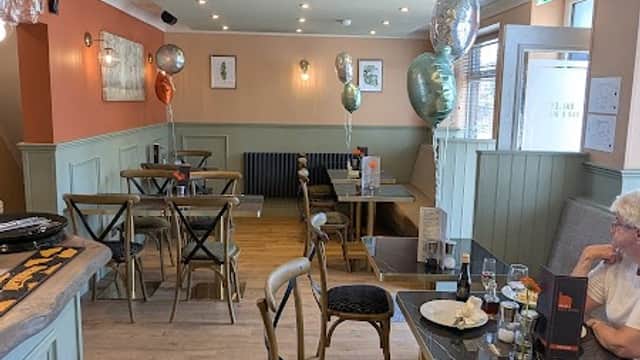Dining at Bailey's Bar & Bistro in wombwell