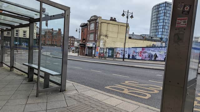 Bus Stop at Waingate (Stop CG12) - Bus Stops in sheffield