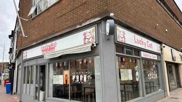 Dining at Lucky Cat in hull
