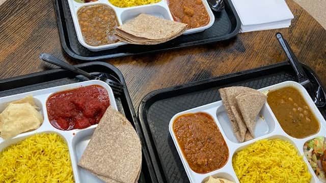 Dining at Indian food hawker in doncaster