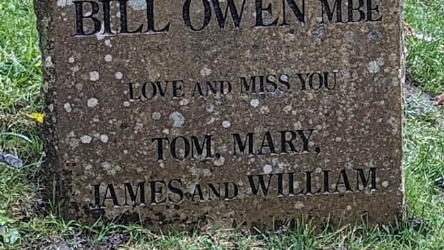 Grave of Bill Owen and Peter Sallis - Cemeteries in holme valley