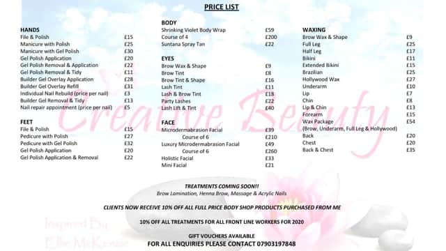 Creative Beauty inspired by Ellie Mckenzie - Beauty Salons in brough