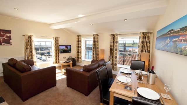 Accommodation at Harbourside Apartments with Private Parking in scarborough