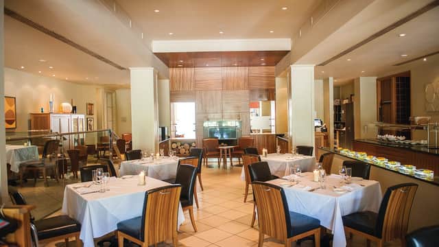 Dining at The Restaurant at Thorpe Park in leeds