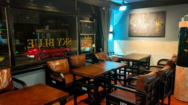 Dining at Sky-Blue Barbican in york