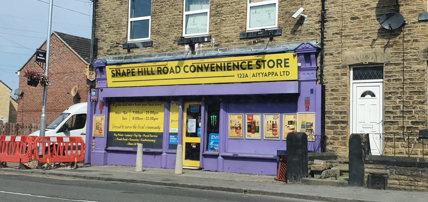 Snapehill road convenience store Barnsley