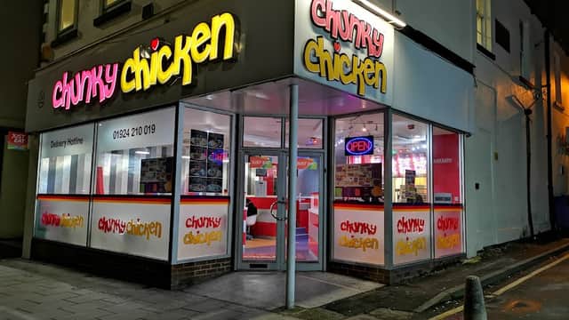 Dining at Chunky Chicken in wakefield