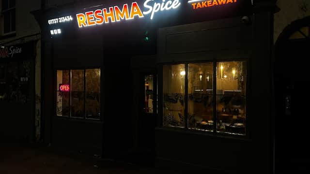 Dining at Reshma Spice in selby