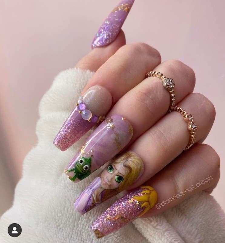 Diamond Nail Design
