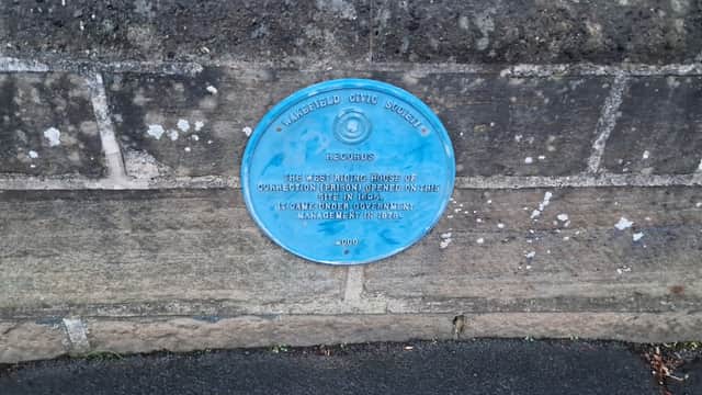 Blue Plaque: West Riding House of Correction - Historic Site in wakefield
