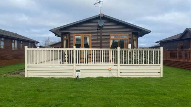 Accommodation at Saffron Lodge With Hot Tub in malton