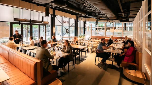 Dining at Fearns Leeds Dock in hunslet
