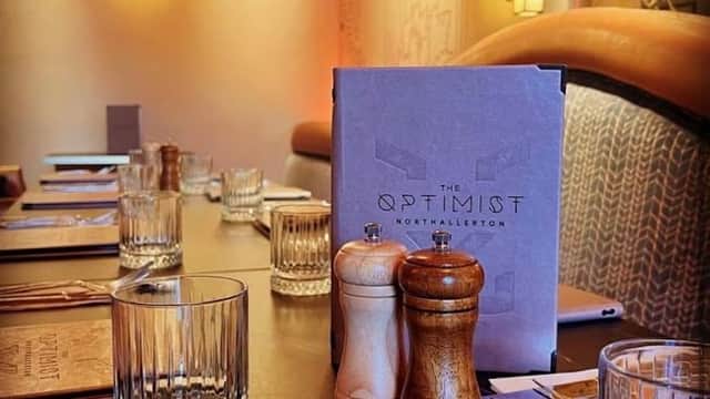 Dining at The Optimist in northallerton