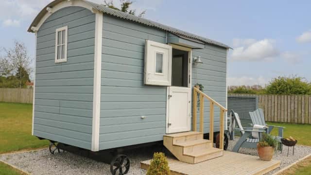 Accommodation at Bo Peep's Shepherdess Hut in goxhill