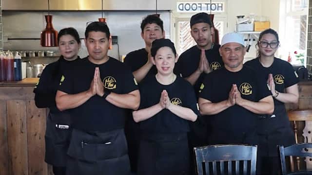 Dining at Noi's Thai Kitchen in leeds