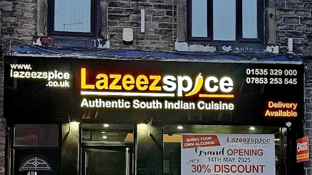 Dining at Lazeez Spice in cross roads