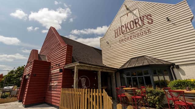 Dining at Hickory's Smokehouse Sheffield in eckington